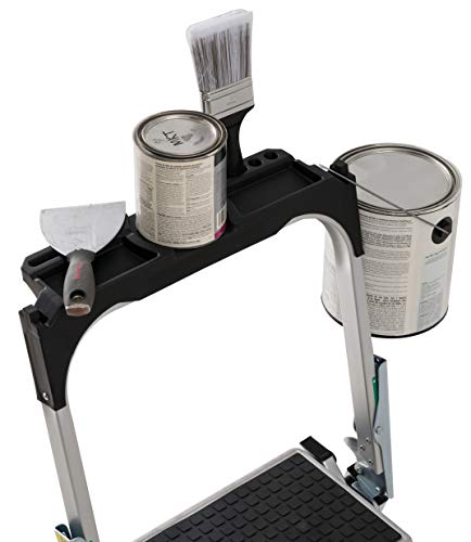 Louisville ladder Foot Step Stool, 300-Pound Capacity L-2011-03 Stocking stepstool, 3-feet, Silver