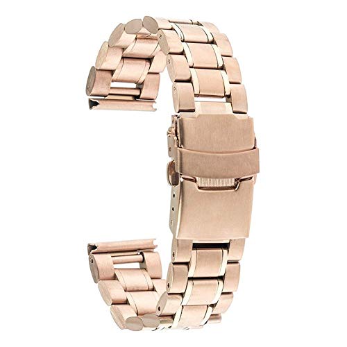 Bracelet de montre acier inoxydable universel 22mm pour le bureau et le sport