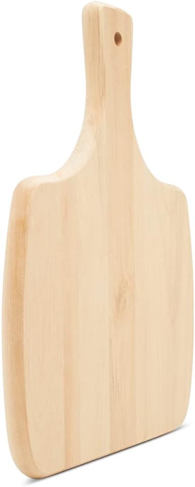 Wooden Cutting Boards with Handle 12 inch, Pack of 2 Large Charcuterie Board, Wood Serving Board, Unfinished Wood, by Woodpeckers
