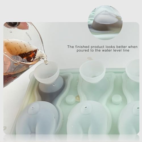 Molde de silicona para hielo con forma de alpaca miniatura 4