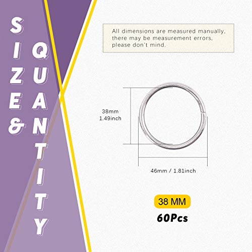 Swpeet 60Pcs Heavy Duty 3/2 Inch - Image 2