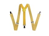Suspenders Kids Boys Toddler Baby Mens (Baby/Toddler, Yellow Gold)