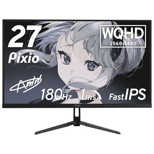 Pixio PX278 Wave ゲーミングモニター 27型 180Hz 美品 PX278WAVEPP / パステルパープル | 27インチ 180Hz WQHD Fast