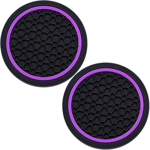 Set de 2 Posavasos Antideslizantes para Auto 2.75 pulg miniatura 1