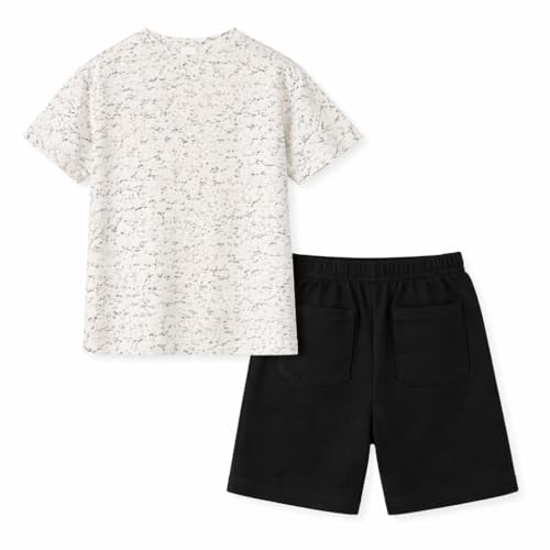 Image of Bold N Elegant Cotton Cute Cartoon Printed Half Sleeve T-Shirt And Shorts Clothing Set For Infant Toddler Baby Boy Girl