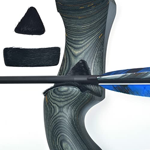 Zyamy 5Pcs Archery Arrow Rest Adhesive Shelf+Plate Leather Silent Board Archery Rest For Archery Hunting Recurve Bow #TOP3