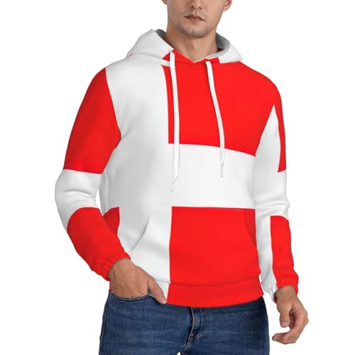 Sweat à capuche Danemark unisexe anti-froid coupe vent avec grande poche