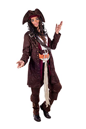 Fun Shack FUN-2623-50XL-200-XL Pirate Costume Men Brown Halloween Costumes thumb #1