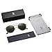 SOJOS Retro Vintage Round Polarized Sunglasses for Women Men Small Double Bridge Circle Sunnies SJ1104, Brown Tortoise/Green