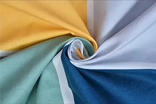 Image of KAWI Cotton Feel Elastic Single Fitted Bedsheet,Elasticated Fitted Bed Spread With 1 Pillow Cover For Single Bed Size(48X72 Inch,4X6 Feet,Multi Color),200 TC