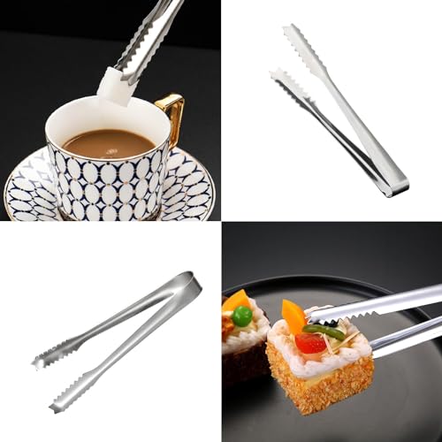 Redamancy Ice Tongs, 6 Pcs Sweet Tongs, Sugar Tongs, Sweet Tong for Pick Mix, Small Tongs, for Food Sweets Bread Cake Ice - Image 6