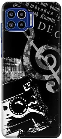 R3197 Music Cassette Note Case Cover for Motorola One 5G