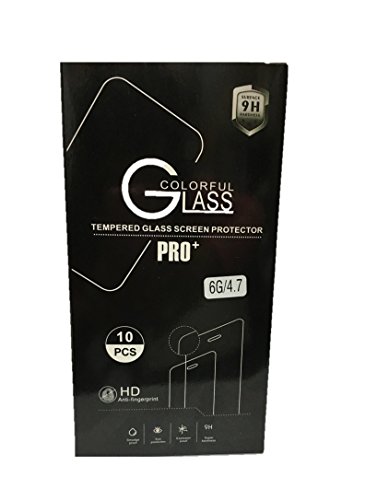 iPhone 6 Screen Protector, A1 iPhone 6 Glass Screen Protector (4.7")- [Tempered Glass] 9H Hardness, Bubble Free, Also Works with iPhone 6s (10Pack)