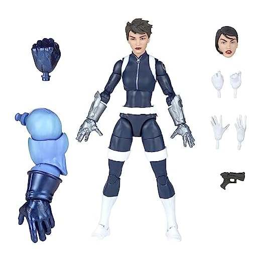 Marvel Hasbro Legends Series - Figura Coleccionable de Quake de 15 cm - Secret Warriors - 5 Accesorios y 2 Piezas de Figura para armar