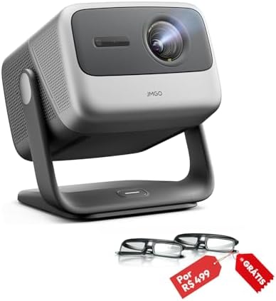 JMGO N1S Infinity Projetor Laser Triplo 4K com Wi-Fi Bluetooth, 2...