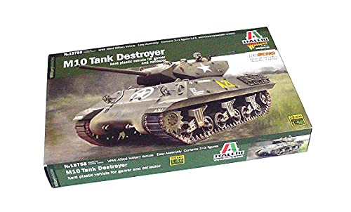 RCECHO® ITALERI Military Model 1/56 M10 Tank Destroyer Scale Hobby 15758 T5758 with 174; Full Version Apps Edition – Bild 3