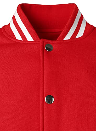 Buy HOOD CREW Man's Varsity Baseball Jacket Cotton Blend Letterman