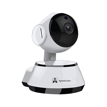 ApnaCam Wireless 360 degree Indoor CCTV Camera | 1080p | Pan & Tilt | Infrared Night Vision | Two-Way Audio | Motion Detection | SD Card Recording |
