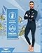 Seaskin Wetsuits for Mens 2mm Front Zip Full Body Diving Suits