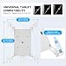 AboveTEK Security iPad Kiosk Floor Stand, Anti-Theft POS Tablet Stands for Retail Business, Height Adjustable Tablet Floor Stand, 360° Swivel Universal Locking Holder Fits 9.7