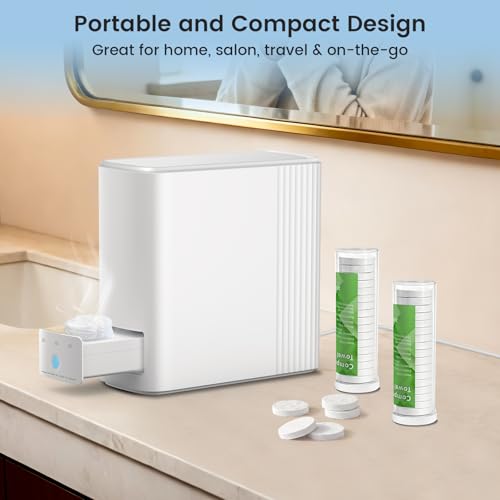 Disposable Face Towels for Hot Towel Dispenser, Portable Compressed Facial Towel Compatible with Smart Towel Warmers, Ultra Soft Towelette for Spa, Cleansing, Skincare, Makeup Remover Dry Wipes(60PCS) - Image 6