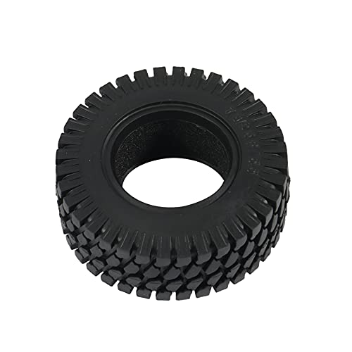 Yuemsh 4 STÜCKE 75MM 1,55 Gummi Rad Reifen Reifen für RC Crawler Auto Axial Jr 90069 D90 CC01 LC70 JIMNY