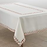 Candy Cane Border Design Christmas Tablecloth