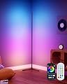 boostool LED Corner Lamp, 65" RGB Corner Floor Lamp with 16 Million DIY Colors, 216 Dynamic Light Effects and Music Sync - App and Remote Control LED Lamp for Bedroom, Living Room, Gaming Room