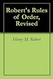 Robert's Rules of Order, Revised