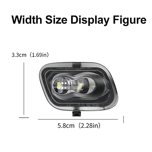 Lámparas LED para espejos Ford F-150 F-250 F-350 Pack 2 miniatura 5