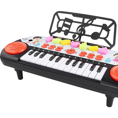 Qianly Clavier électronique 24 touches clavier de piano orgue électronique portable jouet de piano musical pour l’éveil de la patience de la mémoire, Rouge - Les Beatles, Paul McCartney, John Lennon, RIngo Starr, George Harrison Qianly Clavier électronique 24 touches clavier de piano orgue électronique portable jouet de piano musical pour l'éveil de la patience de la mémoire, Rouge – Image 3