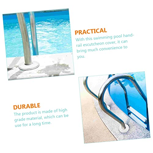 Recubrimientos para escaleras de piscina Toddmomy 5 piezas acero inoxidable miniatura 5