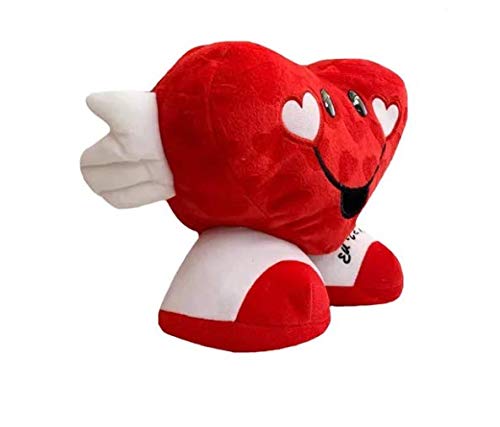 Coração Vermelho De Pelúcia Eu Te Amo 25cm