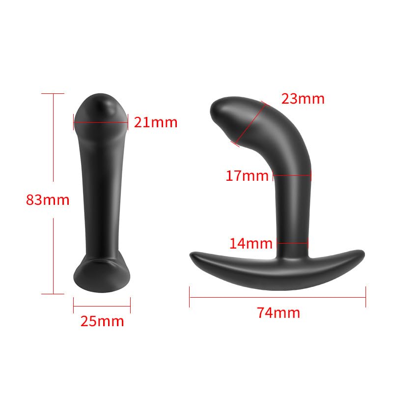 Bondage Masters E-Stim Electro-sex prostate massager with anal plug, remote control and rechargeable