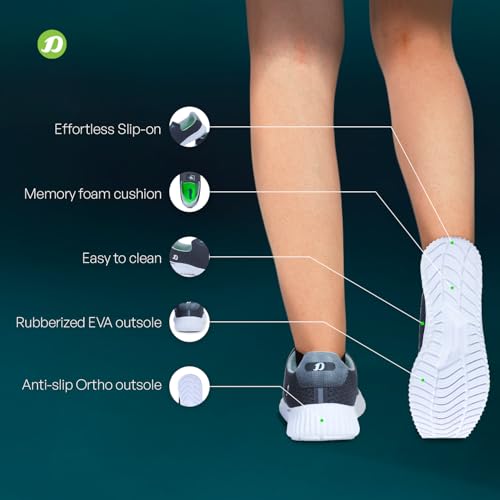 Image of DOCTOR EXTRA SOFT Memory Foam Mens Running Shoe|Sports,Gym,Training,Walking,Jogging,Casual | Lightweight & Comfortable|Loafer Sneakers Lace-Up Athletics Moccasins Slipon for Gent's & Boy's New-D-2002
