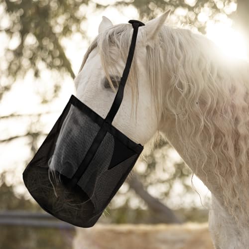 Heunetz für Pferde, Futtertrog Pferd, FutterschüSsel Pferd, Heuraufe Horses, Hay Box, Heunetz, Heusack für Pferde, Heutasche Ponys, Geeignet BauernhöFe、PferdestäLle、Reitzentrum、TäGliche FüTterung