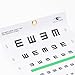 UCanSee E Eye Chart Visual Acuity Chart for Eye Exams 10 Feet (9x14 Inches)