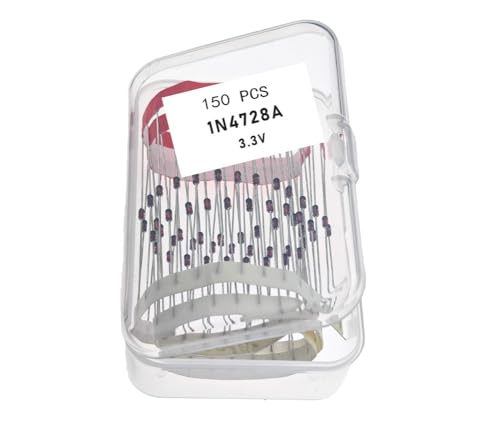 1N4728A, 1N4728a, 3.3V 1N4728A, 3.3V 1N4728a, 1N4728A 3.3V, 1N4728A Diode, Axial Diodes 1 Watt 3.3 Volt 3V3 (150 Pcs)