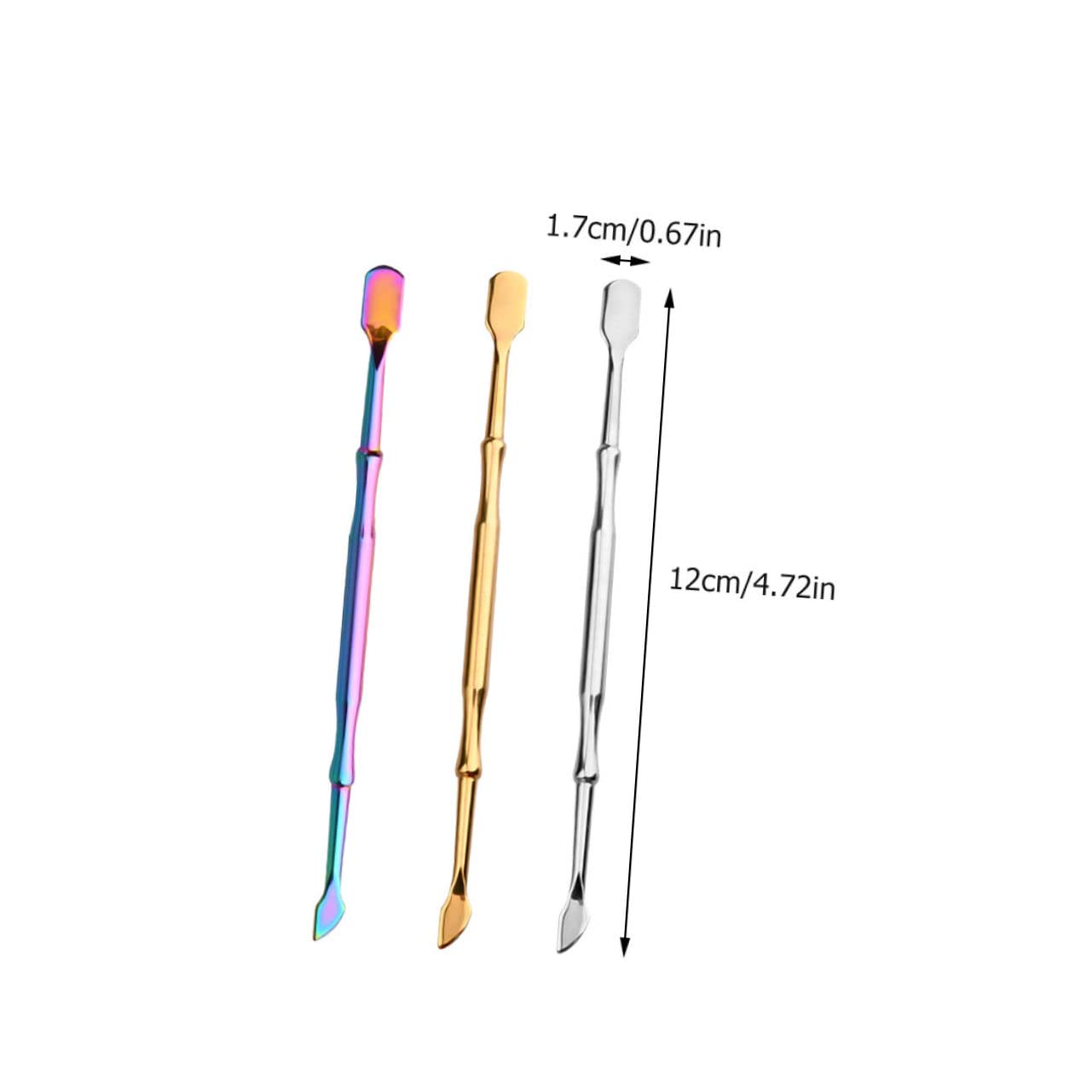 Mikinona Nail Cuticle Remover Professional Manicure Tools Pusher and Cuticle Cutter 6 Pieces