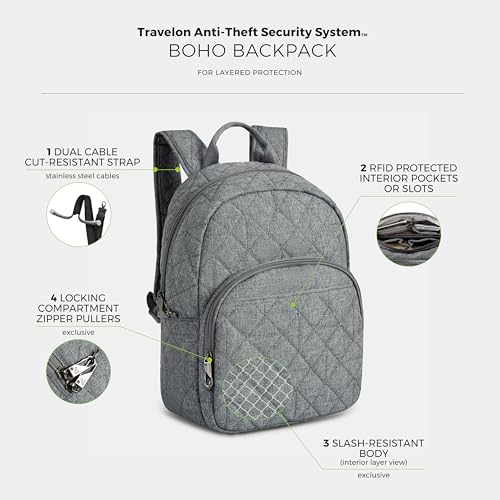 Image of Travelon Anti-Theft Boho Backpack