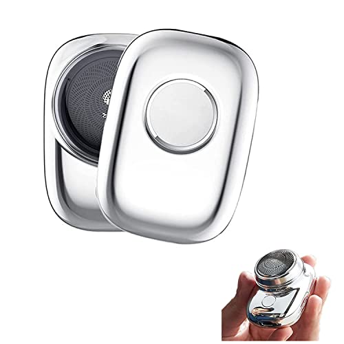BIERDAN Mini-Shave Rasoir électrique Portable Rasoir électrique pour Homme Mini Rasoir électrique de Voyage Lavable de Poche Convient aux Hommes à la Maison, en Voiture et en Voyage Cover