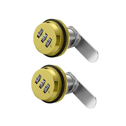 TOP-VIGOR 2Pcs 3 Digit Code Combination Cam Lock