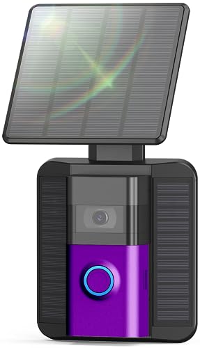 QIBOX Anti-Theft Video Doorbell Mount Compatible with Video Doorbell 4/3/3 Plus/2/1/(2020 Release), Adjustable No-Drill Mounting Bracket Wedge Adapter Holder Accessories for Home Rentals Office Room