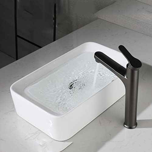 Mitigeur de lavabo extensible eau chaude et froide avec buse de robinet double mode - 5