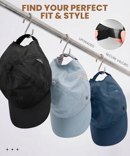 Image of YANIKY Running Hat for Men & Women, UPF 50+ Quick Dry Baseball Cap, Lightweight Breathable Sports Hat for Golf and Tennis