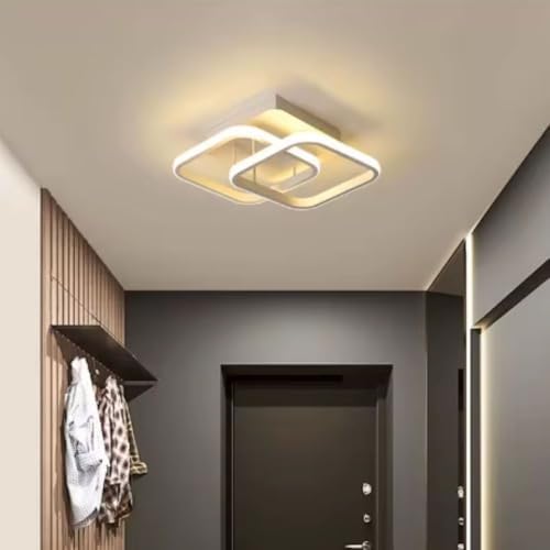 Luminaria Plafon Teto Pendente Quadrado Luz Led Sobrepor 22w Cor ...