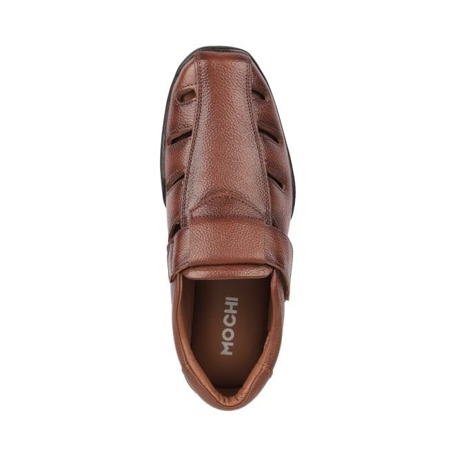 Image of Mochi Men' Brown Sandals