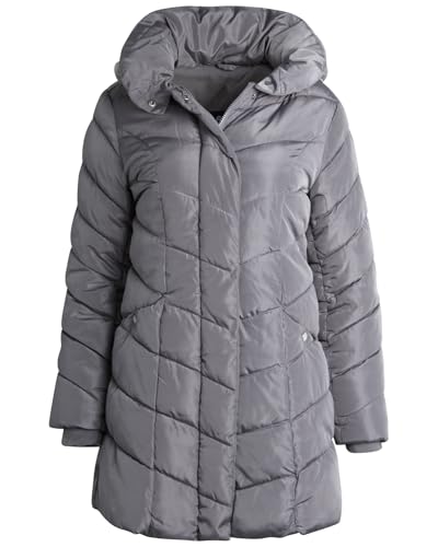 Steve Madden womens Plus-size Chevron Puffer Jacket2