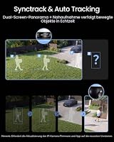 Reolink Dreifachobjektiv PoE Sicherheitskamera für den Außenbereich, 10MP 180° Panorama & 4K PT mit Auto-Tracking, KI-Videosuche, Farb- & IR-Nachtsicht, 24/7-Aufzeichnung, 2X OMVI 3i PoE und NVR – Ansicht 3