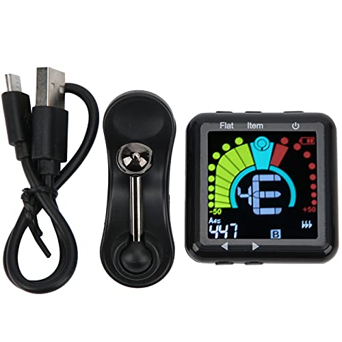 Universal Clip-On Tuner for Guitar, Bass, Ukulele